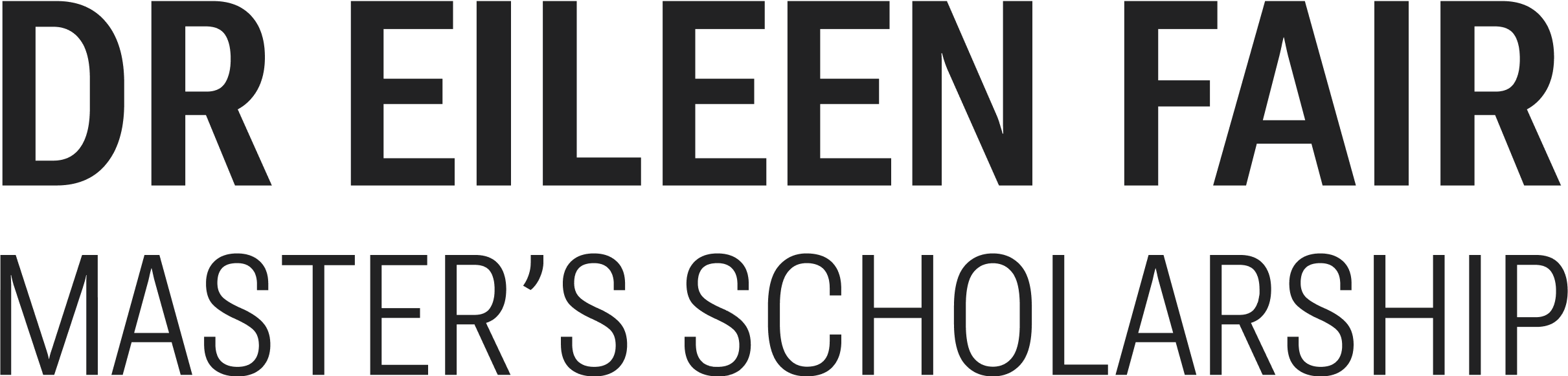 Dr Eileen Fair Master's Scholarship